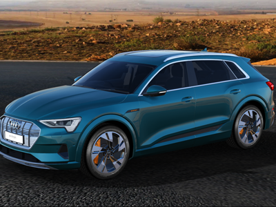 Audi E-Tron Electric Vehicle prespective view