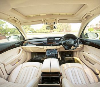 Audi-A8 Electric Vehicle full interior view