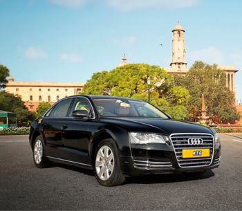 Audi-A8 Electric Vehicle side view