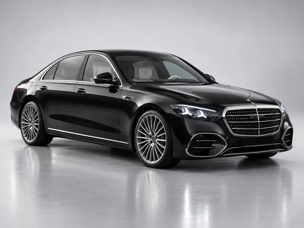 Rent Mercedes S-Class - chauffeur-driven luxury sedan from KTC India