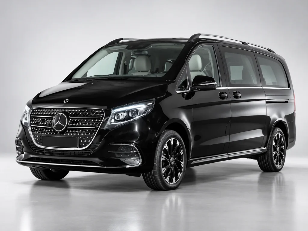 Rent Mercedes V-Class - chauffeur-driven luxury van from KTC India